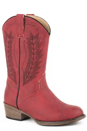 Roper Girls Taylor Faux Leather Cowboy Boots 09-018-1939-2405