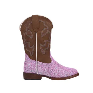 Roper Glitter Blast Embroidered Square Toe Cowboy Boots 09-017-1901-3434