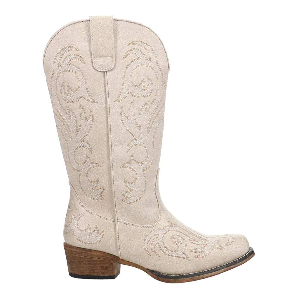 Roper Riley Embroidered Snip Toe Cowboy Boots 09-021-1566-3466