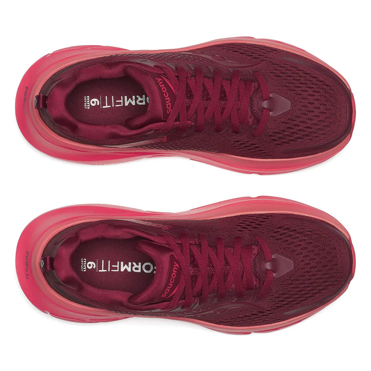 Saucony Guide 17 Womens | Currant/cayenne