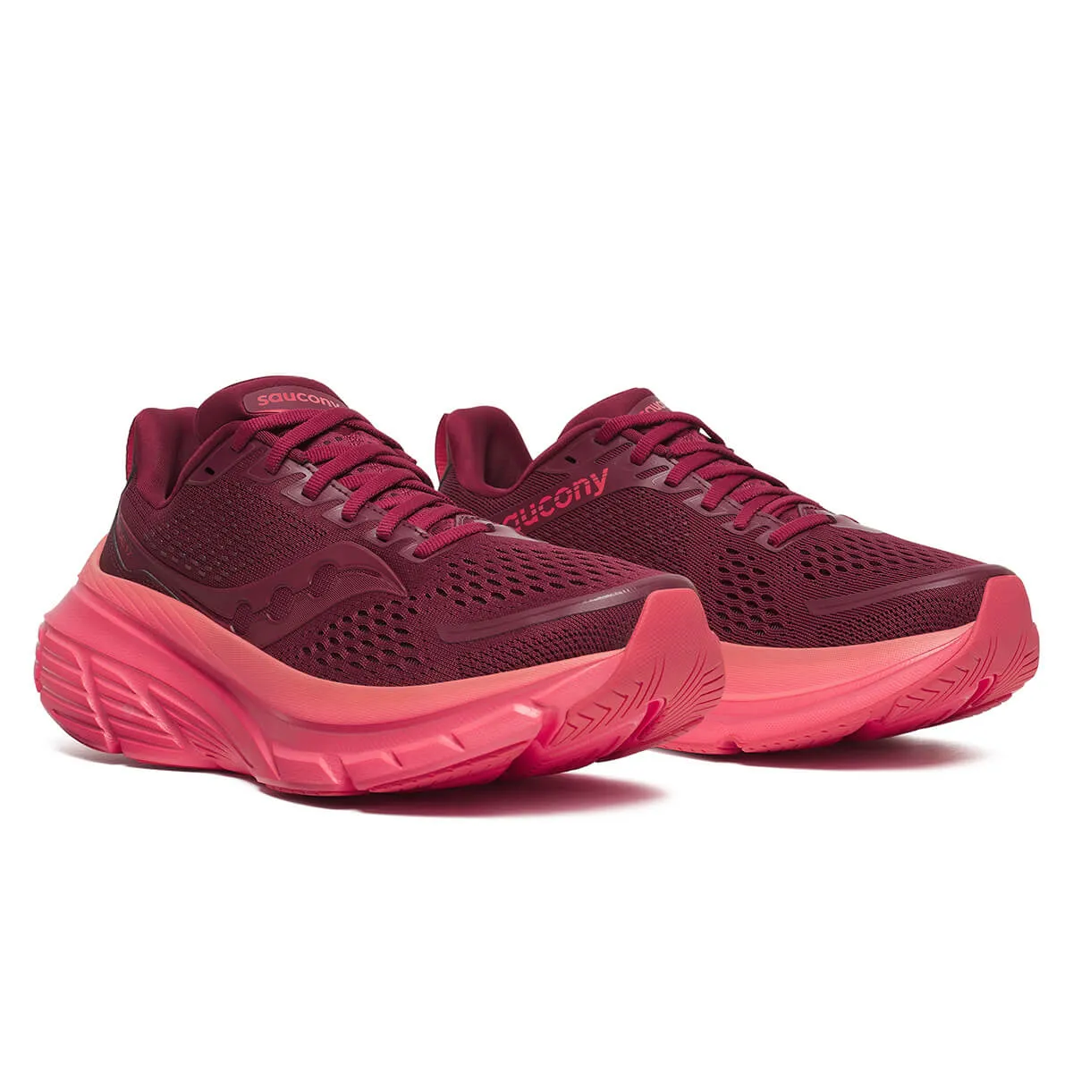 Saucony Guide 17 Womens | Currant/cayenne