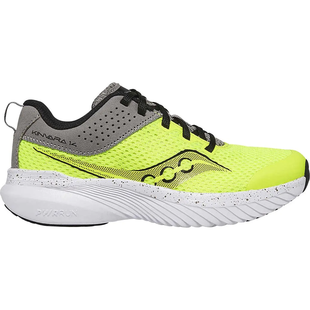 Saucony Kinvara 14 Junior Running Shoes - Yellow