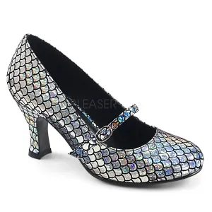 Silver Mermaid Heels