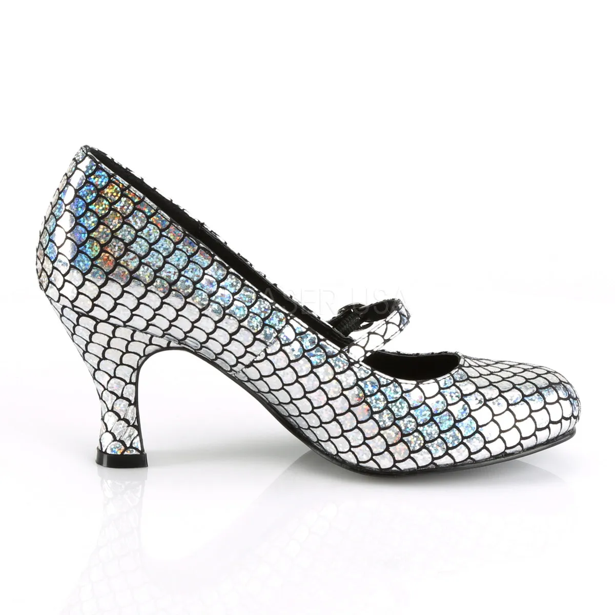 Silver Mermaid Heels