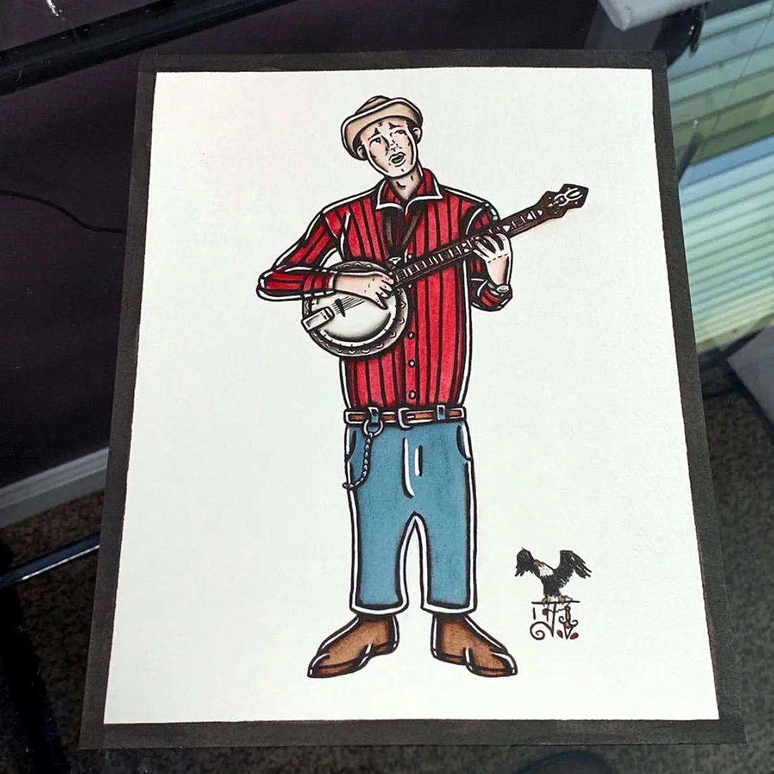 Stringbean Original Painting