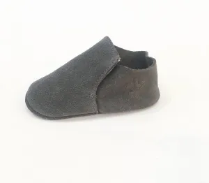 Suede Loafer Shoes - Grey