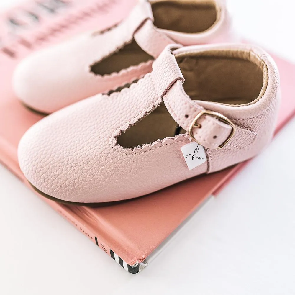 T-Bar Moccasin - Pink