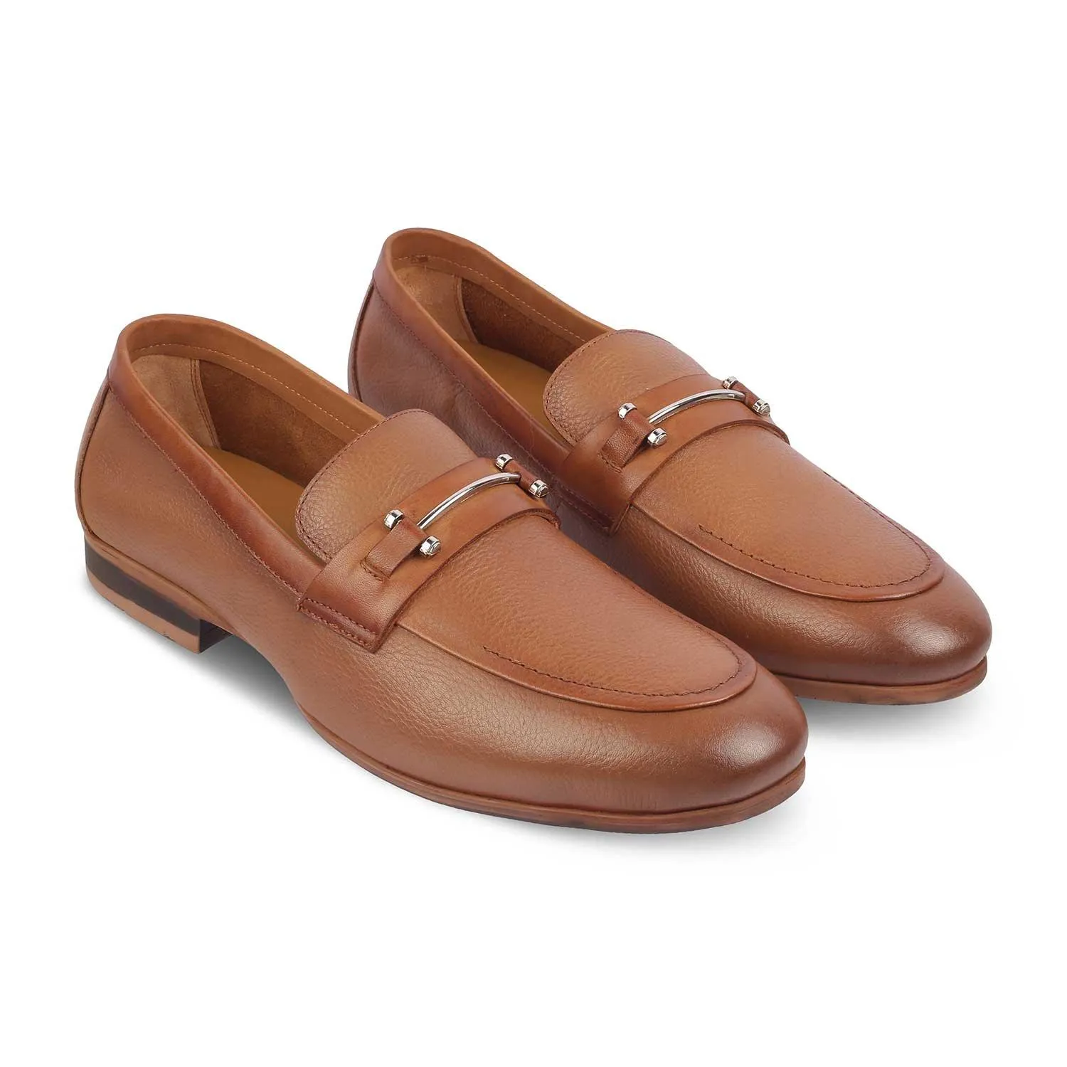 The Bone Tan Men's Leather Loafers Tresmode