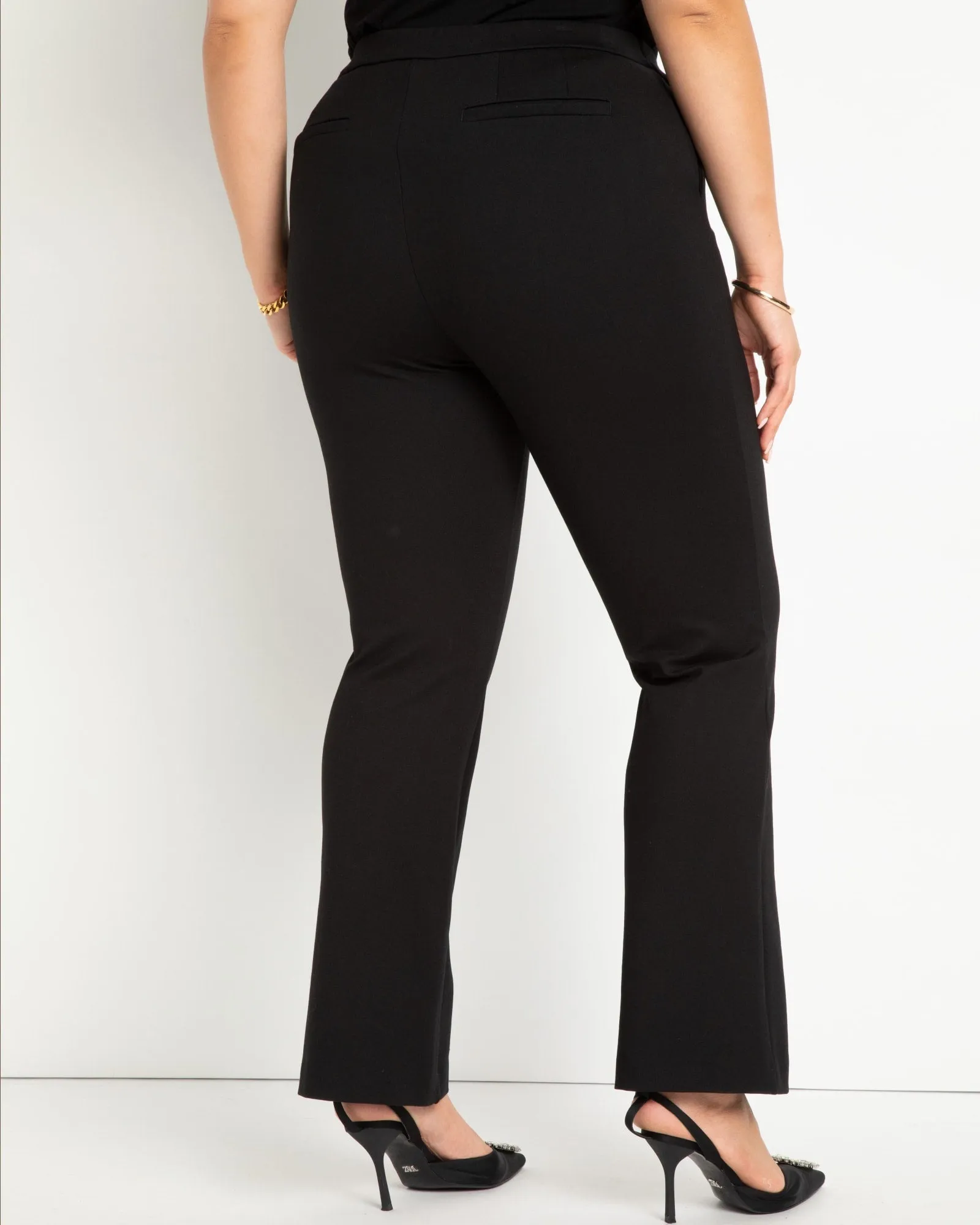 The Ultimate Suit Flare Leg Pant | Black