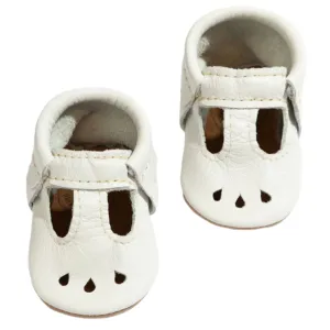 Toasted Bright White Mary Jane Baby Shoe