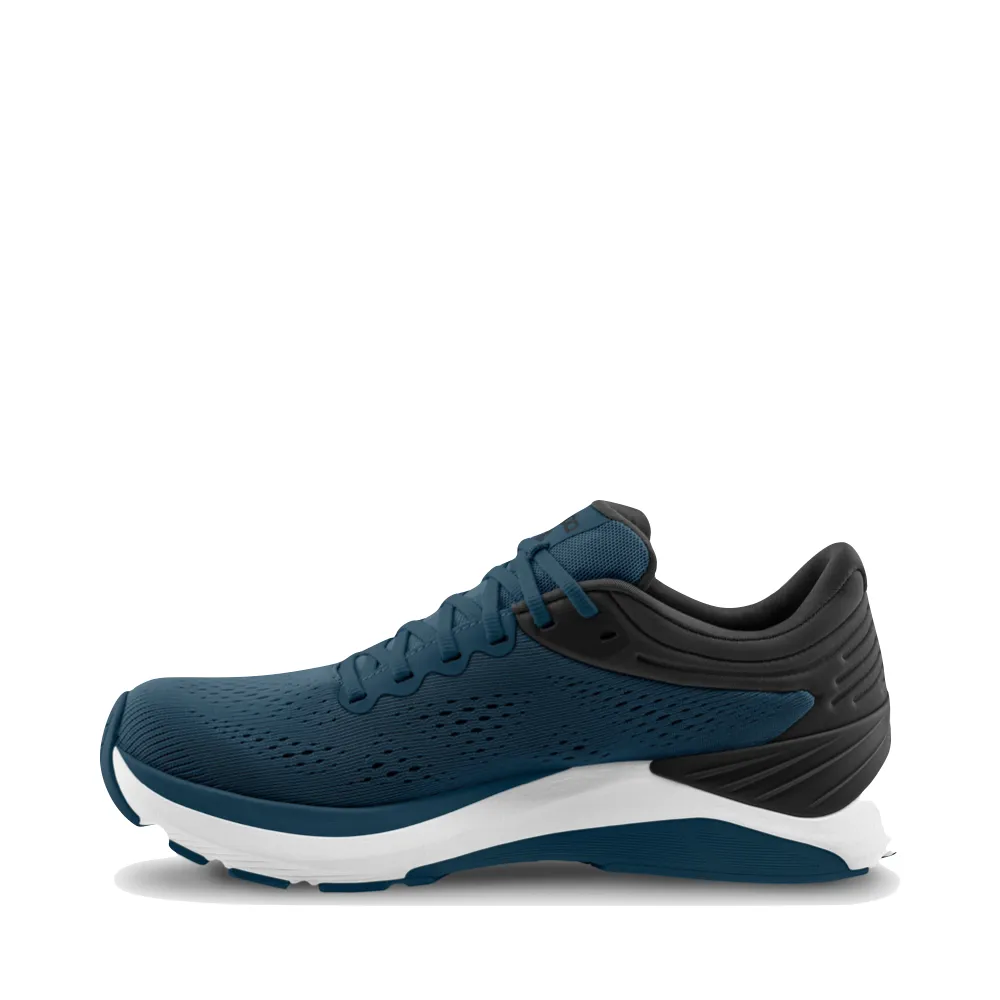 Topo Men's Ultrafly 4 Running Sneaker in Navy/Black