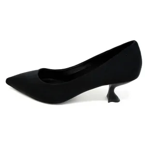 Totem Heel in Black Neoprene