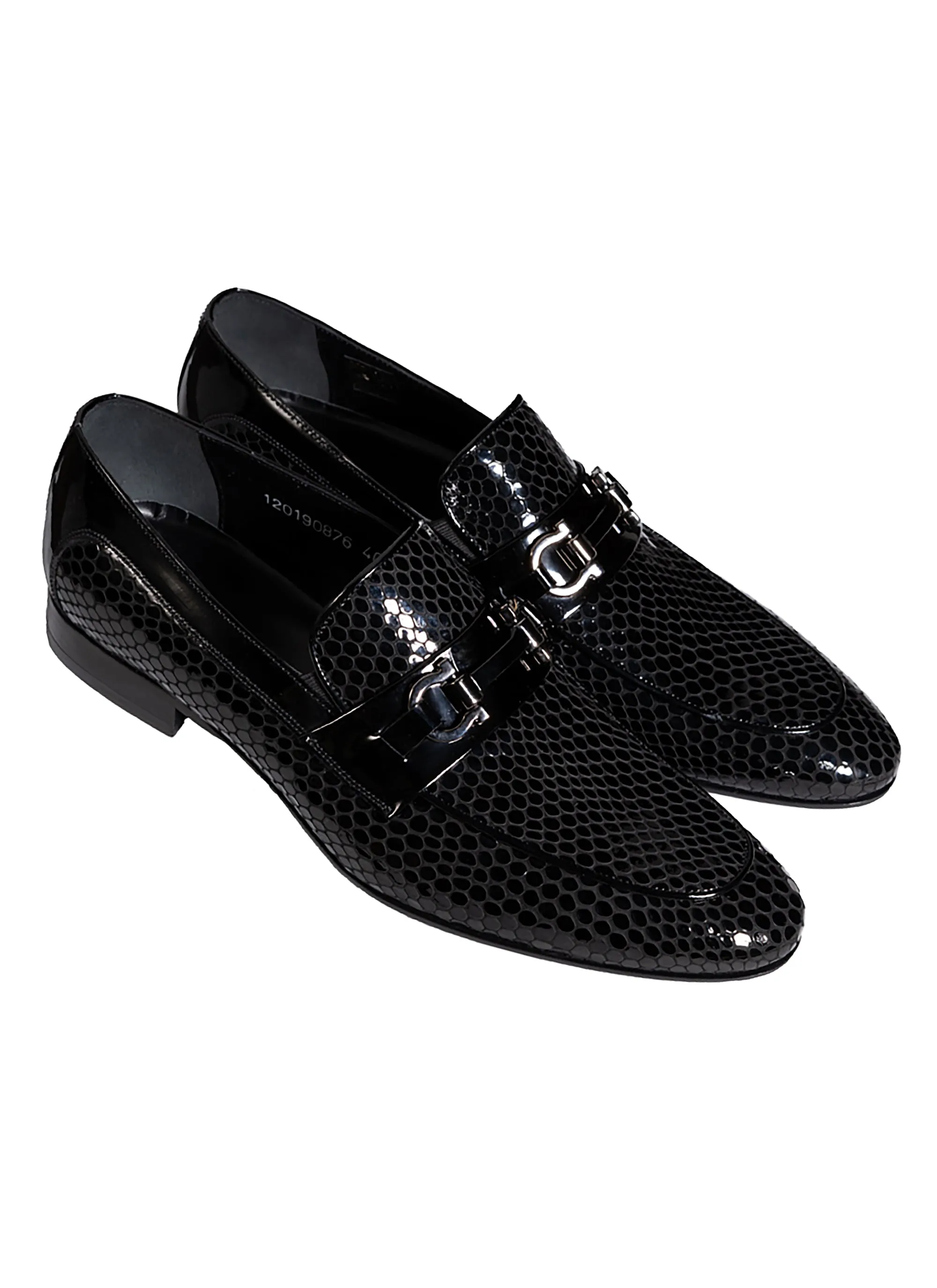 Vercini Exotic Skin Texture Loafers