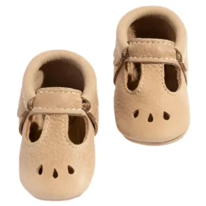 Weathered Brown Mary Jane Baby Shoe