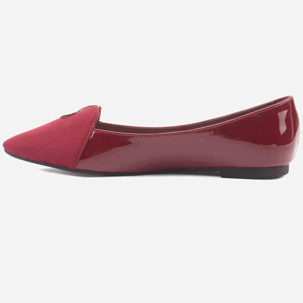 Women "ANNIE" Comfort Two Tone Pump Shoes