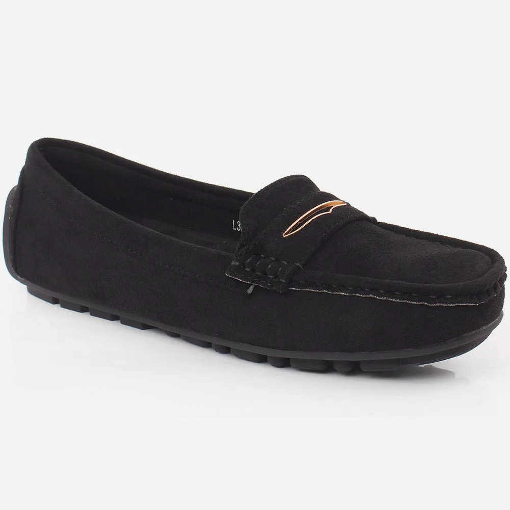 Women "Malin" Slip On Casual Suede Moccasins