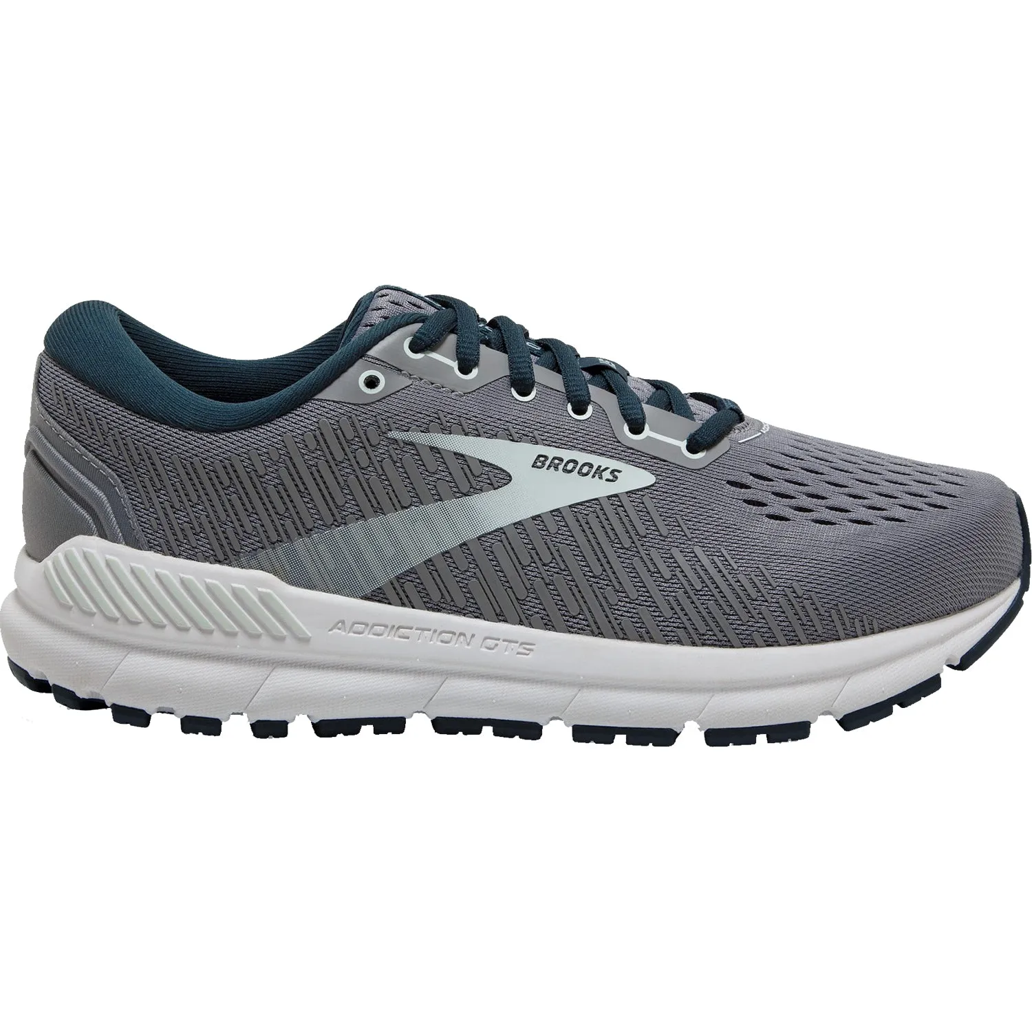 Women's Brooks Addiction GTS 15 Grey/Navy/Aqua Mesh