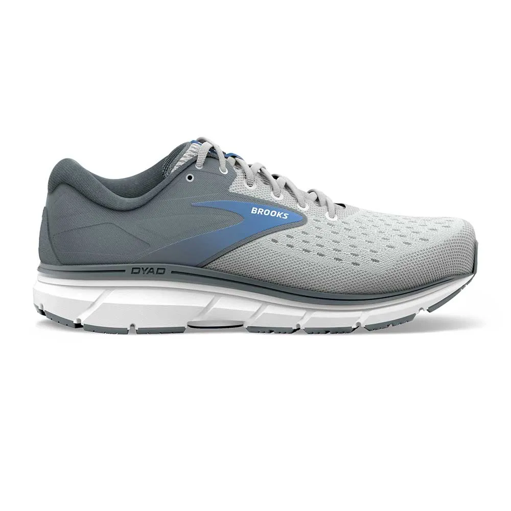 Women's Dyad 11 Running Shoe - Grey/White/Blue - Regular (B)