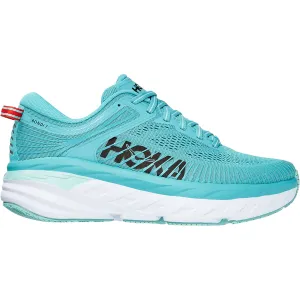 Women's Hoka Bondi 7 Aquarelle/Eggshell Blue Mesh