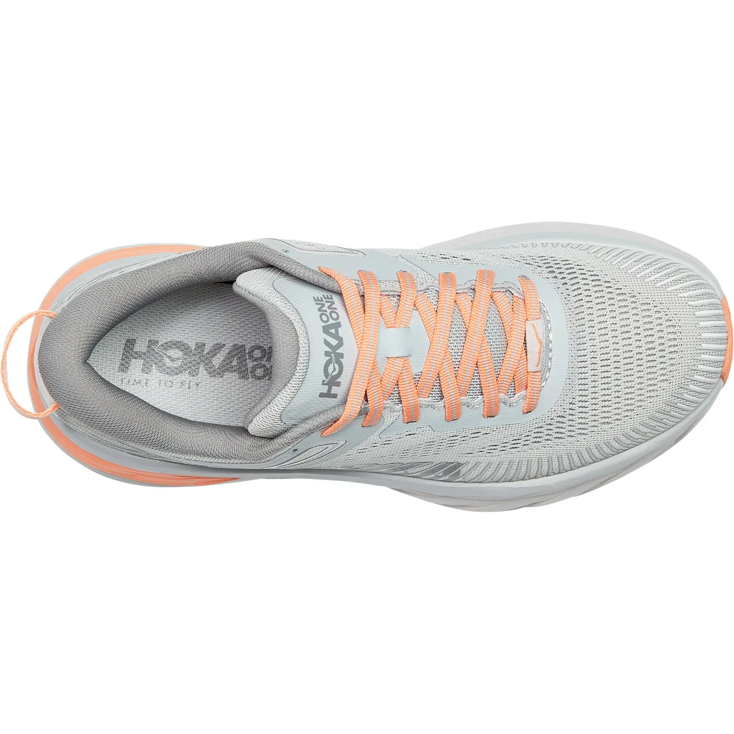 Women's Hoka One One Bondi 7 Harbor Mist/Sharkskin Mesh