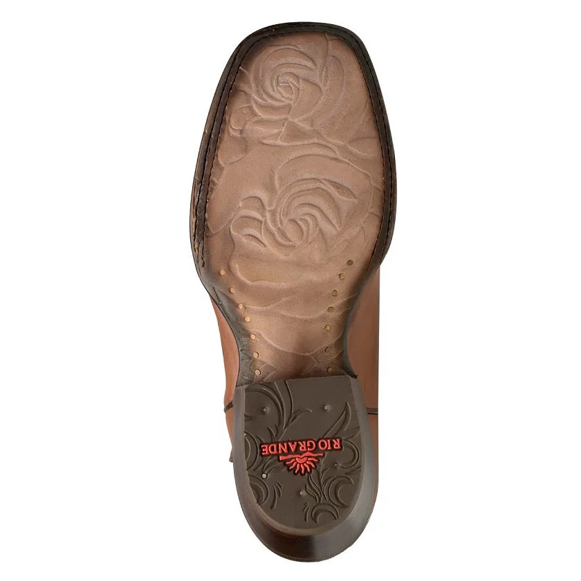 Women's Mía Western Embroidery Cowgirl Boots - Square Toe