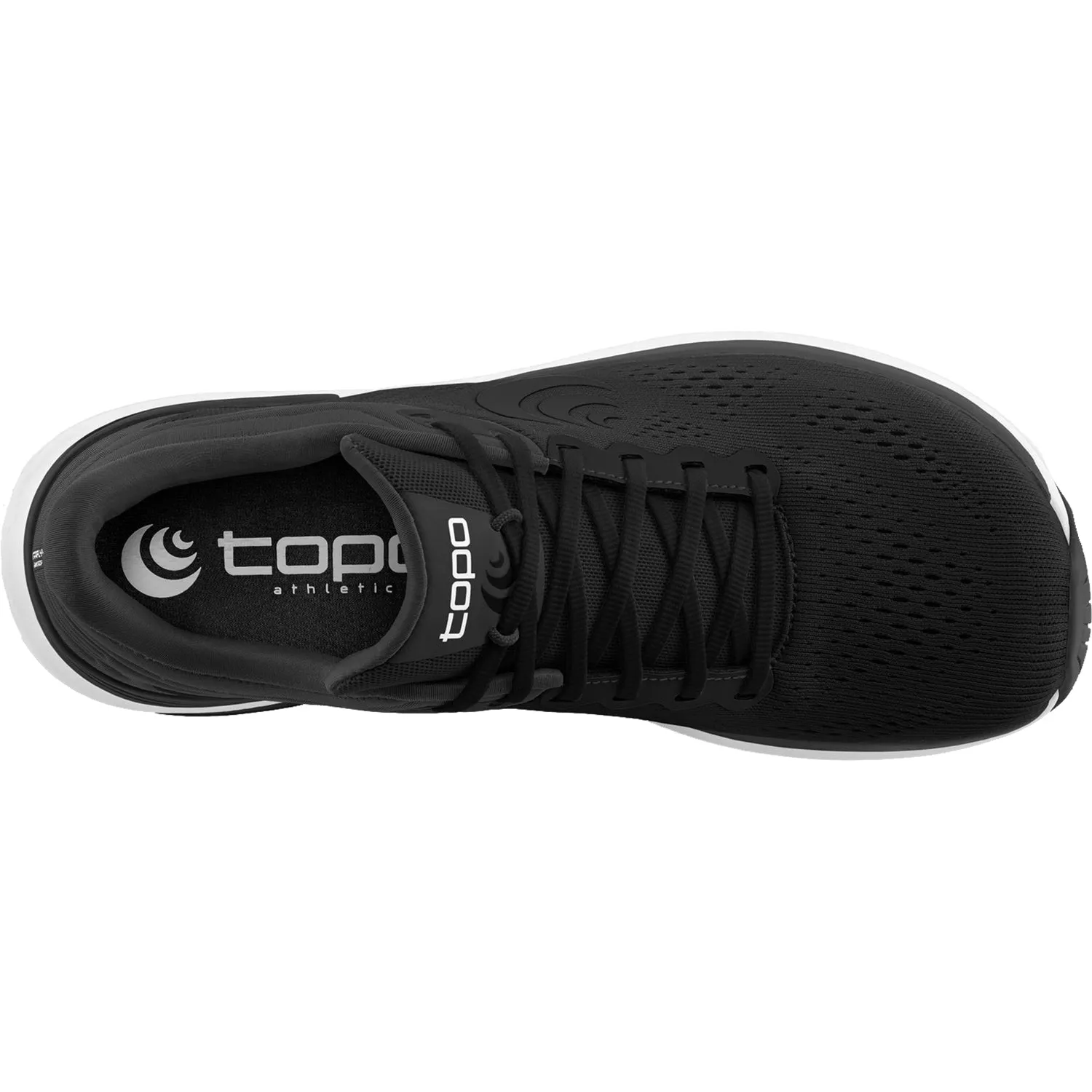 Women's Topo Ultrafly 4 Black/White Mesh