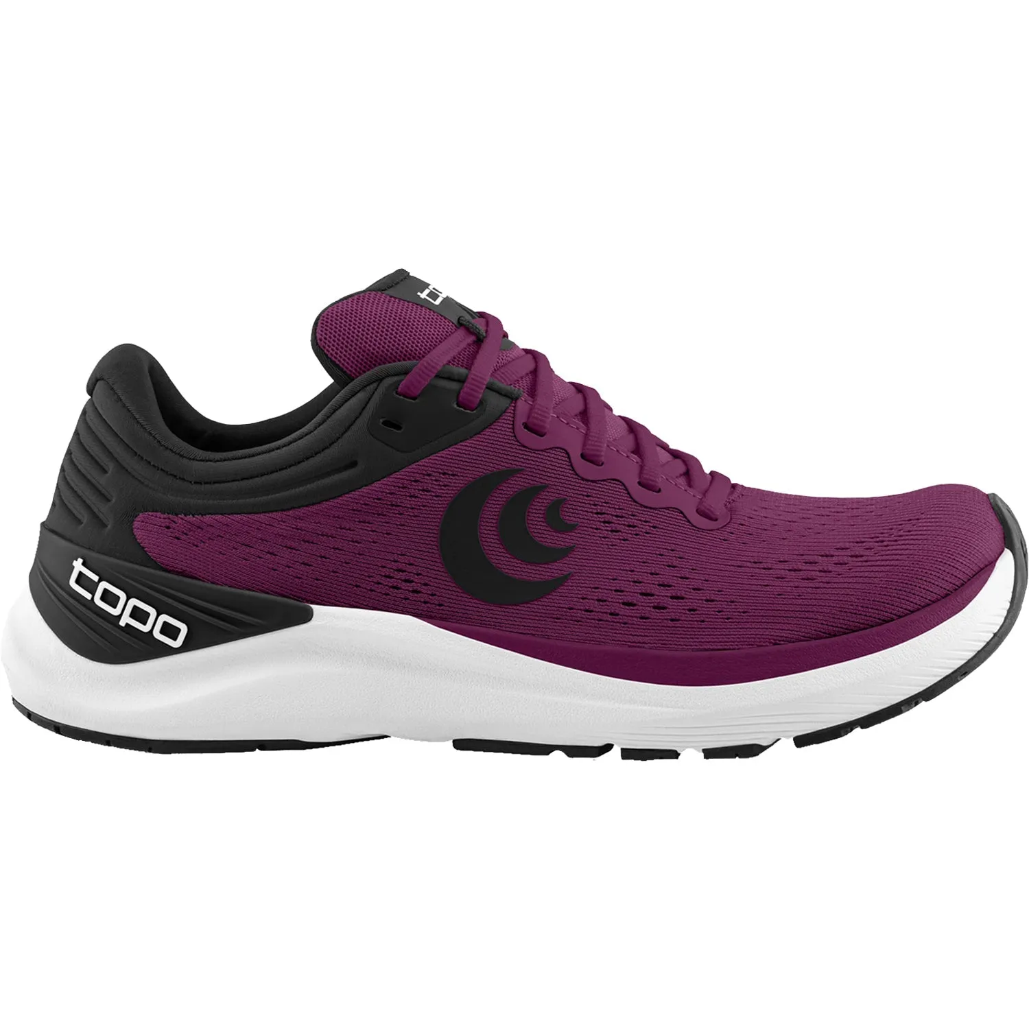 Women's Topo Ultrafly 4 Wine/Black Mesh